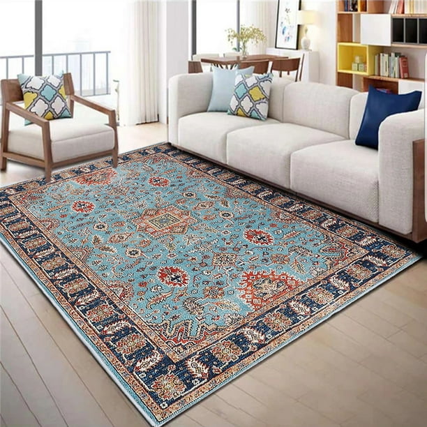 New Traditional Rug Non-Slip Living Room Bedroom Carpets Large Hallway Runners